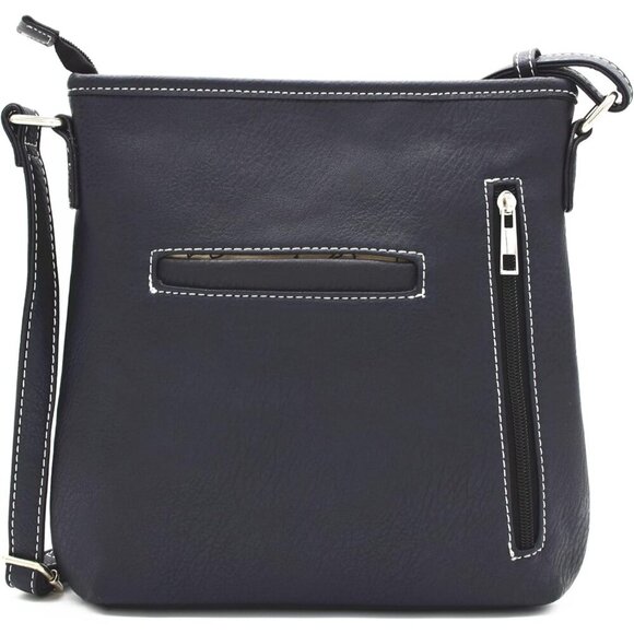 Sugar Skull Crossbody Bag Leather Purse Women Skeleton Day of Dead - Picture 3 of 4